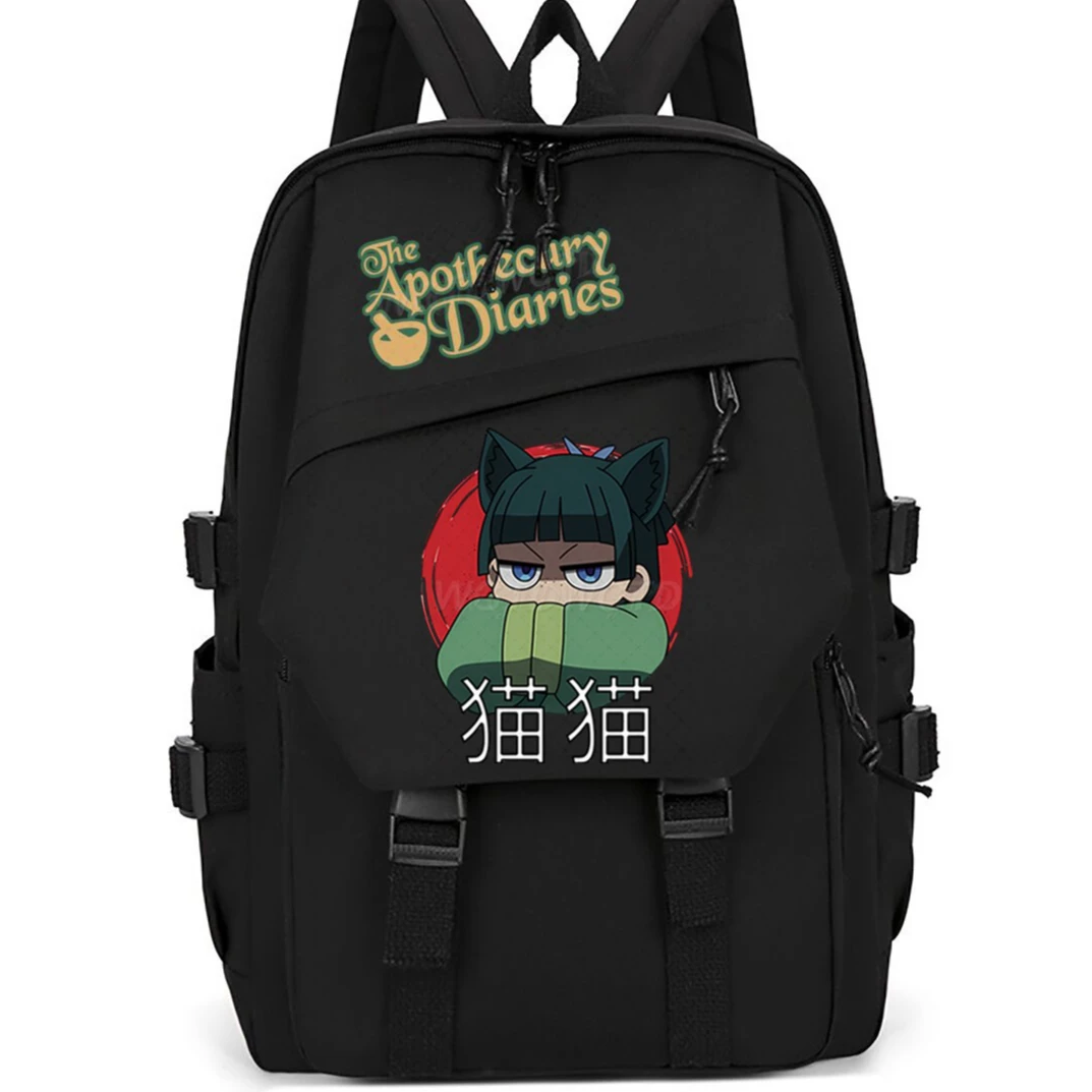 

Anime The Apothecary Diaries Maomao Backpacks for School Teenagers Girls Travel Laptop Bag Student Harajuku Cartoon Knapsack Bag