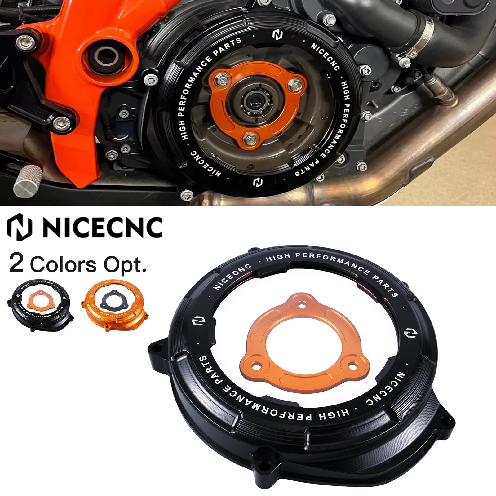 

Motorcycle Clear Engine Clutch Guard Cover For KTM 1290 Duke R/GT 2014-2024 2023 1050 1090 1190 1290 Adventure R/S/T 2017-2023