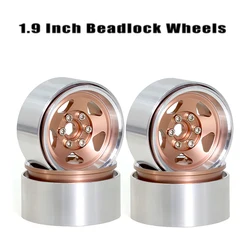 1.9 Inch RC Rims 4pcs Beadlock RC Wheel Rim Set Wheel Hub for 1:10 RC Crawler Axial SCX10 II 90046 SCX10 III AXI03007 TRX4 D90