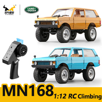 MN Model 1/12 MN168 RC Car 2.4G 4WD Remote Control Crawler Off Road Vehicle Electric Climbing Car Toys for Children Adults