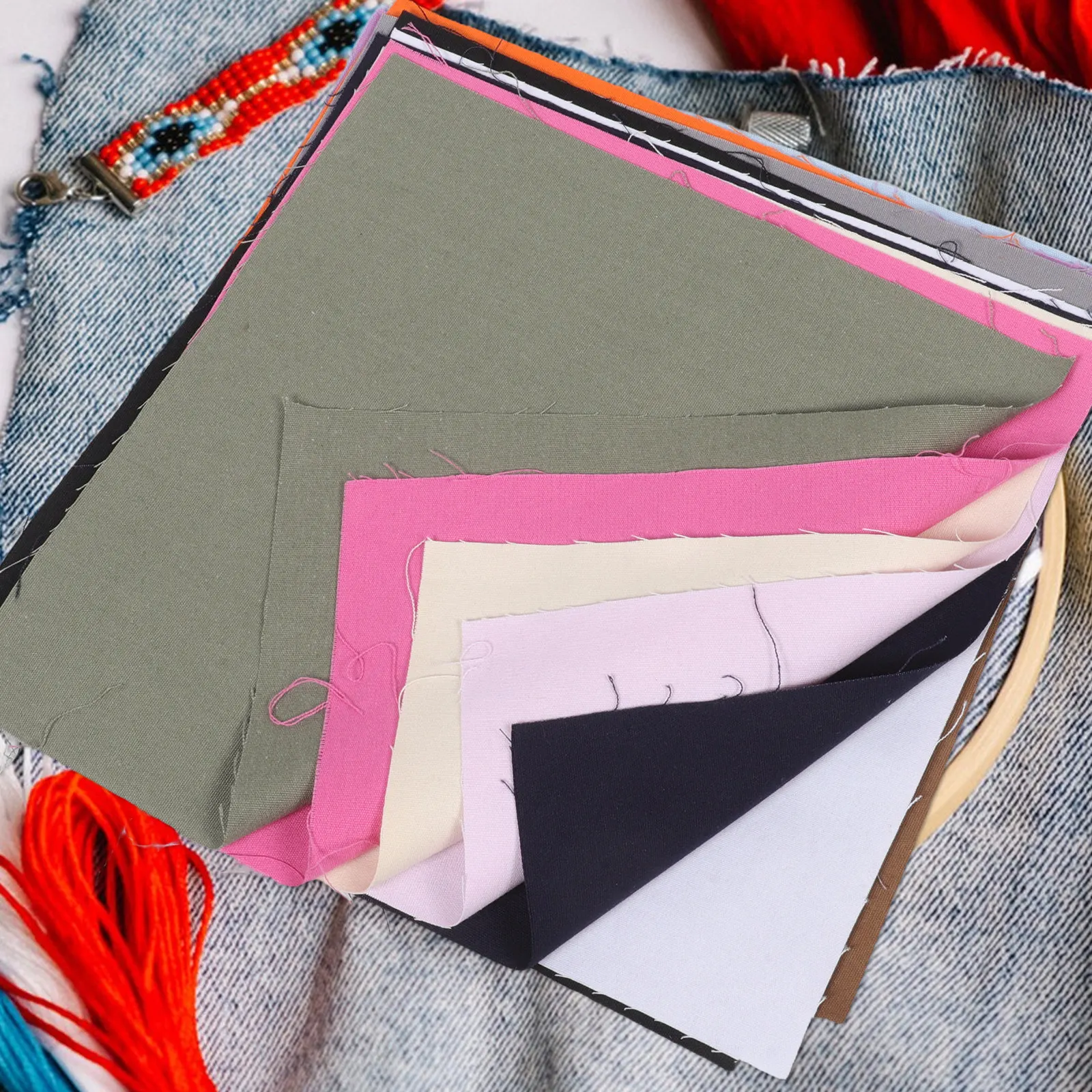 Linnen katoenen borduurstof, 1 - Is Sewing A Textile Craft recensie en prijs