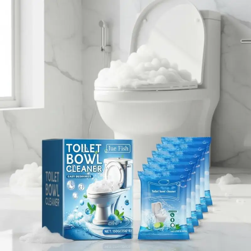 ZLinKJ Toilet Cleaning Powder  Stain Remover Bowl Yellowing Descaler Fragrance Deodorizer Toilet Cleaning Solution for Tank Bowl view 4