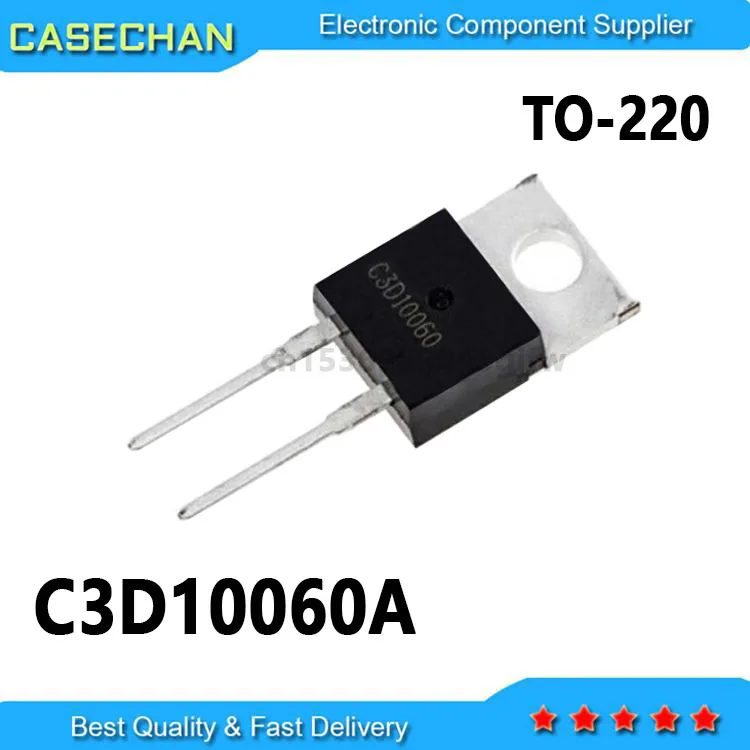 10PCS   C3D10060 TO-220 10A 600V C3D10060A