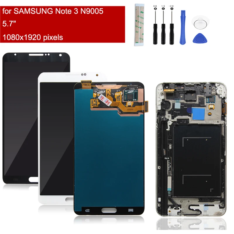 For Samsung Galaxy Note 3 N9000 N9005 LCD Display Touch Screen Digitizer Super AMOLED LCD for Galaxy Note3 Repair Parts