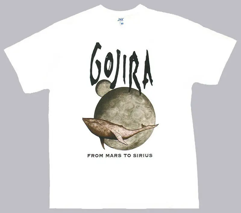 Camiseta blanca GOJIRA de MARS a SIRIUS