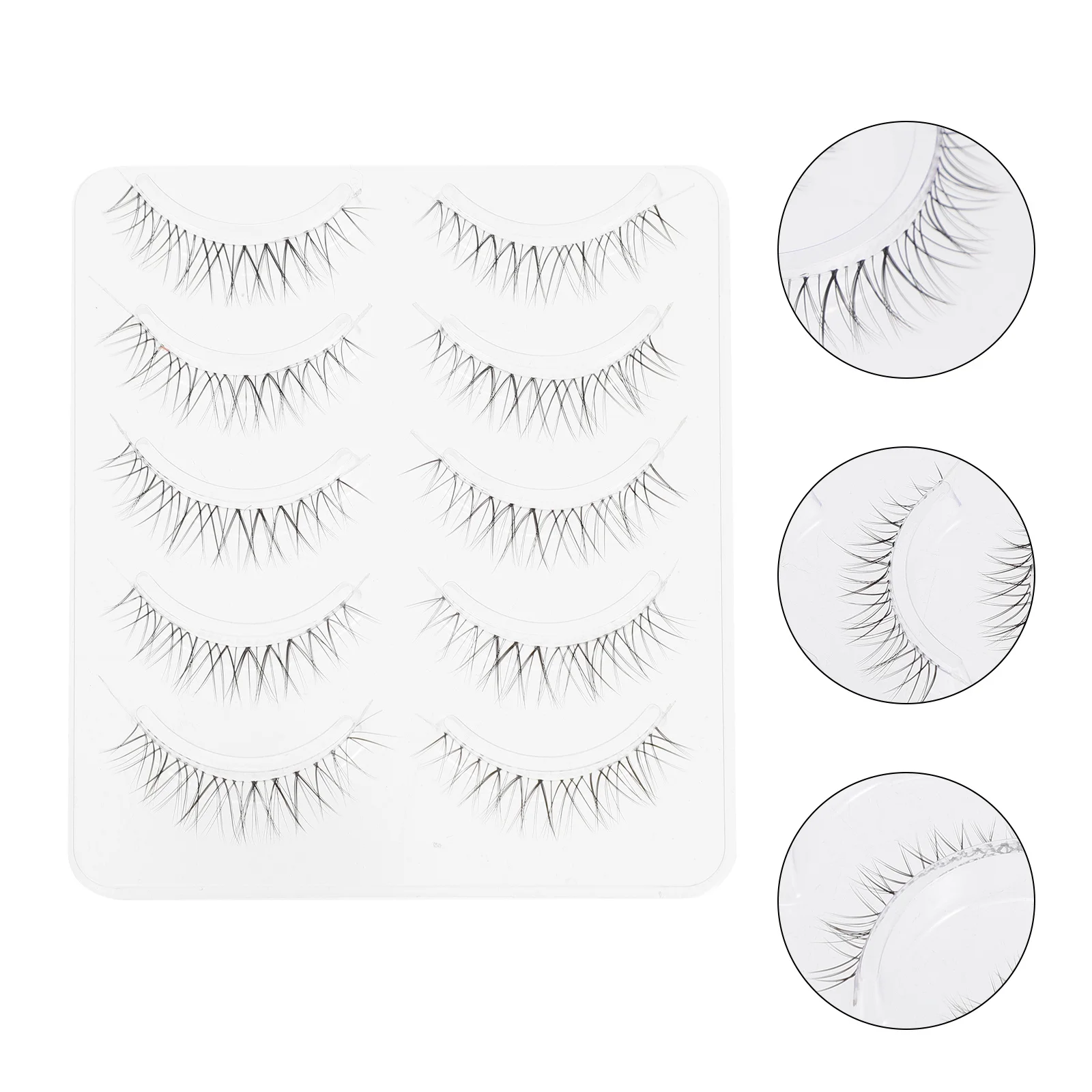 ขนตาปลอมแบบธรรมชาติ ขนตาปลอมแบบหนาแน่น สำหรับผู้หญิง ใช้สำหรับแต่งหน้า แสดงบนเวที อุปกรณ์ต่อขนตาปลอม