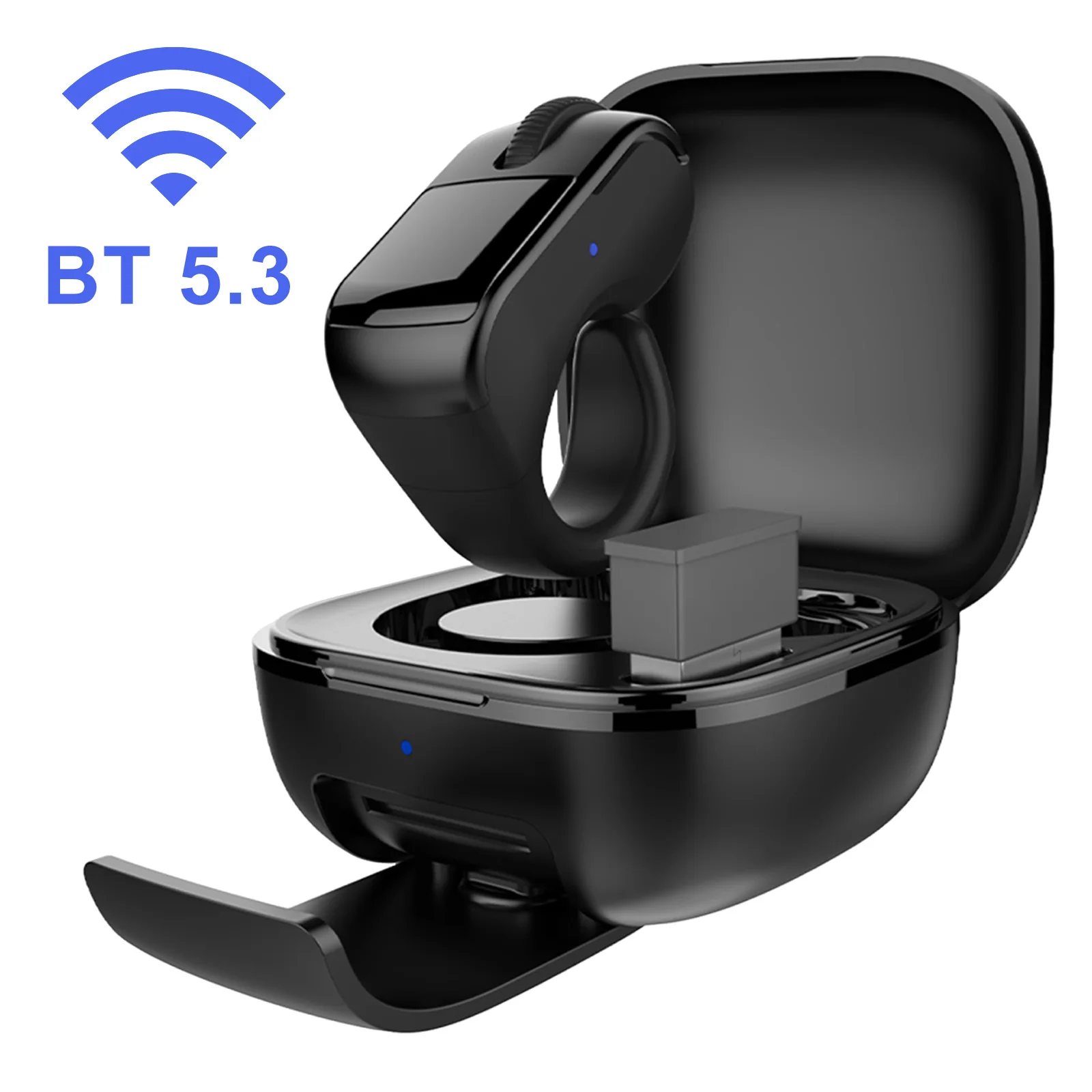 

Mini Ring Mouse Rechargeable Mini Light Weight Bluetooth Remote Control Ring Mouse Control Wireless Scroller for iPhone iPad