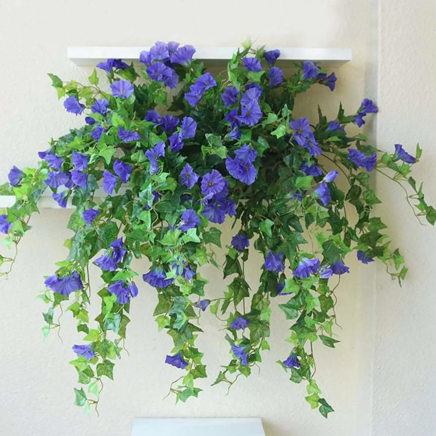 

26in UV Simulation Artificial Flower, UV Simulation Artificial Petunia Flowers, Fade Resistant Outdoor Flowers, Artificial Morni