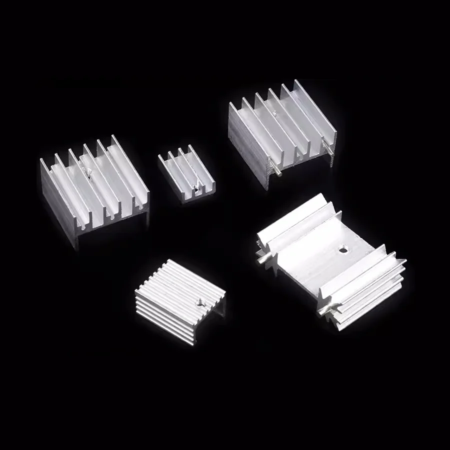 Cooling fin Aluminum heat sink with needle radiator TO-220/7805/7812 15*10*16/20/25/30/35mm