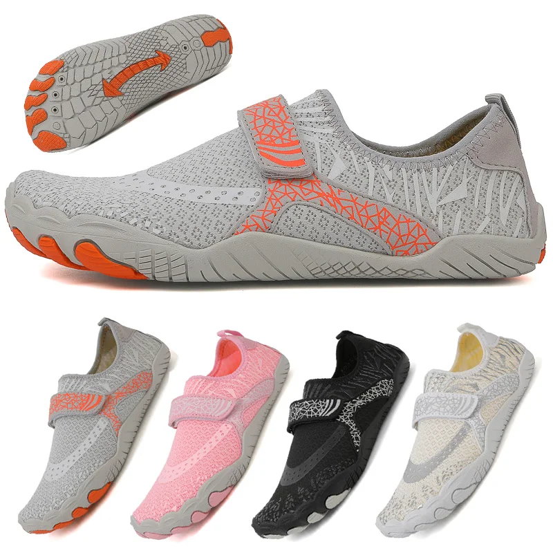 New net surface breathable wading shoes outdoor beach fast drying swimming shoes men and women the same 35-46 size sports shoes