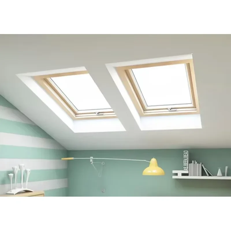 Customizable Roof Skylight Window for Basement Light Well High Quality Glass Ventilation Solution Durable Frame Easy Install
