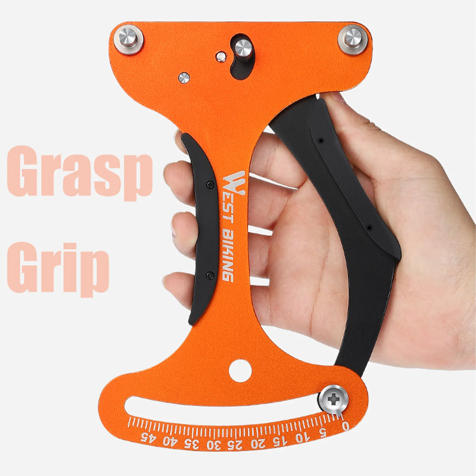 Bicycle Tool Spoke Tension Meter Aluminum Alloy Wheel Spokes Checker Reliable Indicator Handheld Spoke Tension Meter 7.51x4.8in