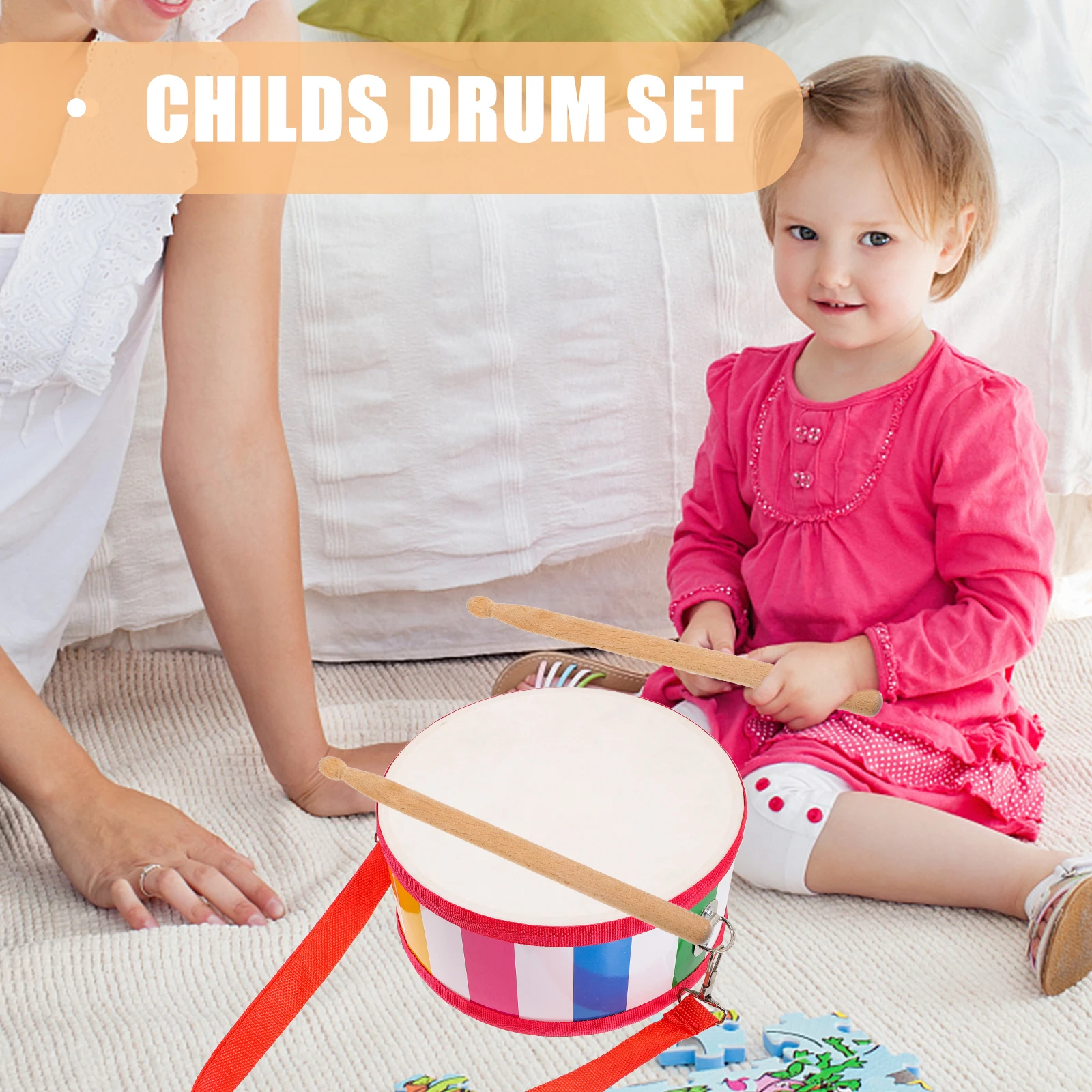 

Children's Percussion Instrument Toddler Drums Snare Toys Musical Instruments Kid Kit