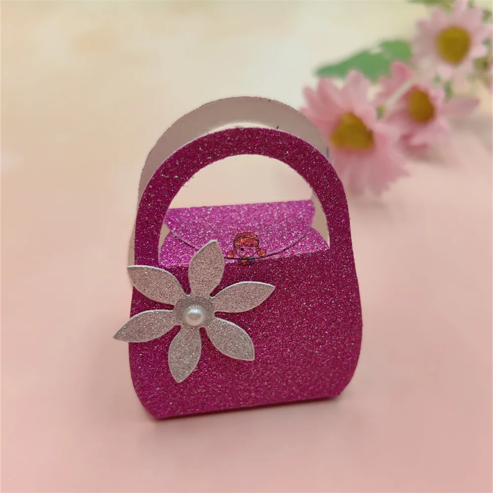 Bolso Tote DIY grabado cuchillo molde flor hoja papel arte repujado Metal acero al carbono cuchillo molde tres pétalos