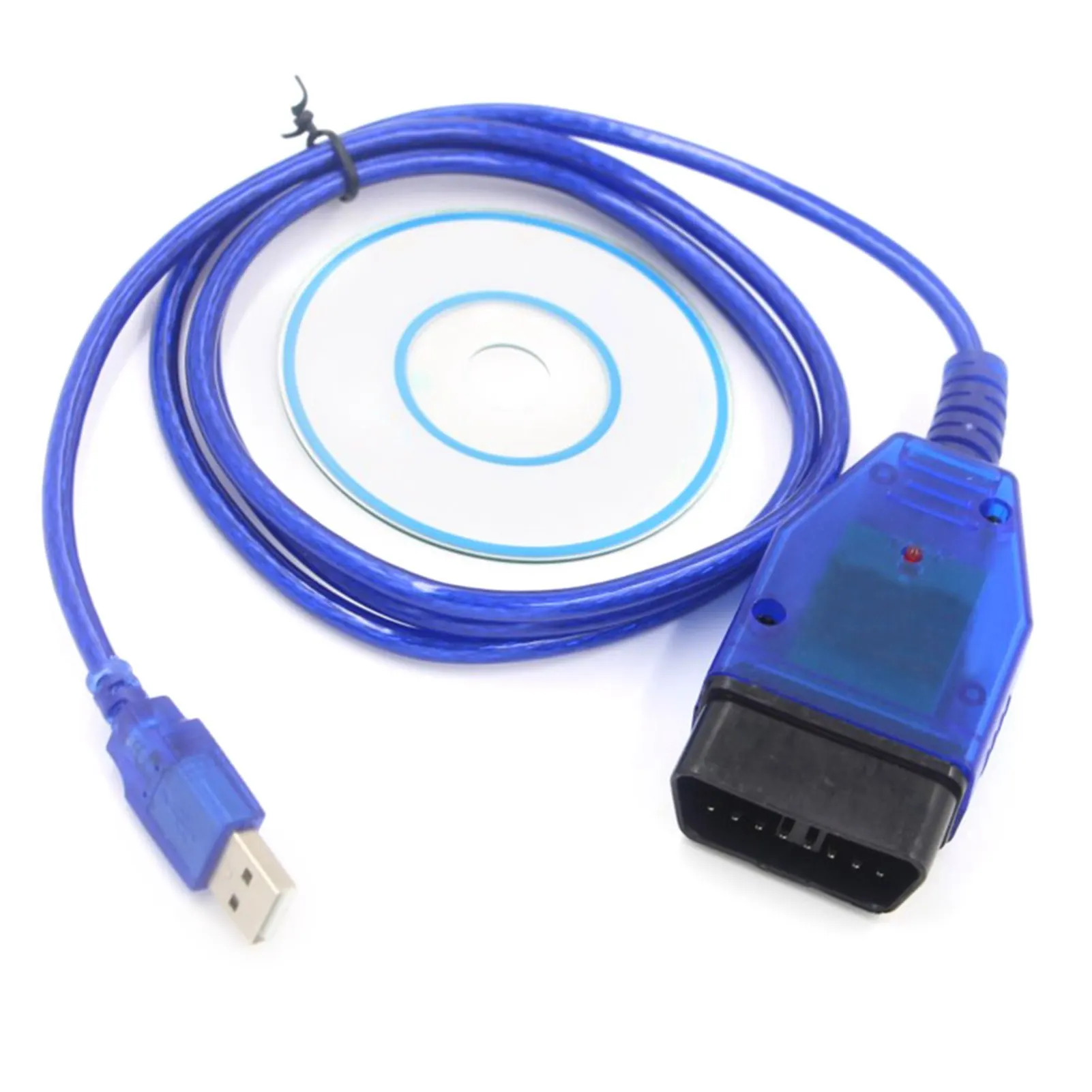Car Diagnosis Cable Car Diagnosis Cord USB OBD 2 Cable Support for  Software 1. Length USB ODBII Car Diagnosis Cable