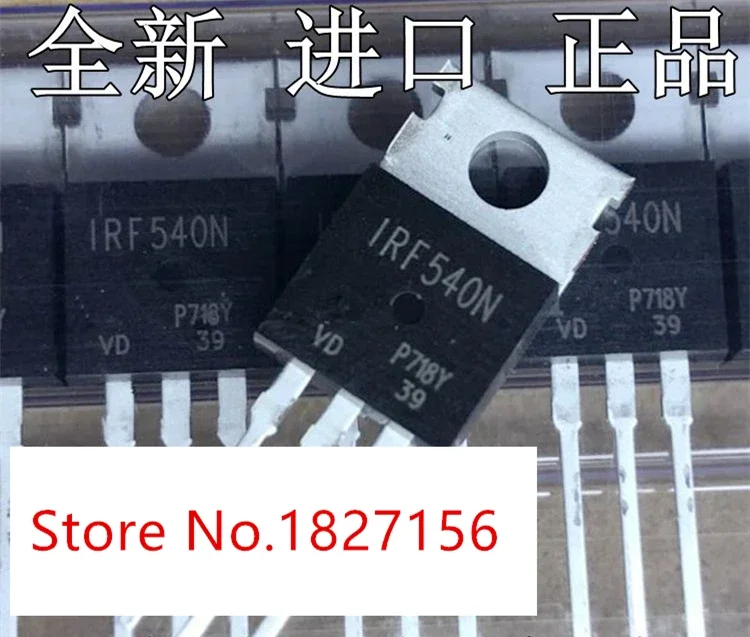 10Pcs IRF9540N IRF9540NPBF IRF9540 TO-220 High quality Original In Stock Advanced Process Technology IC NEW