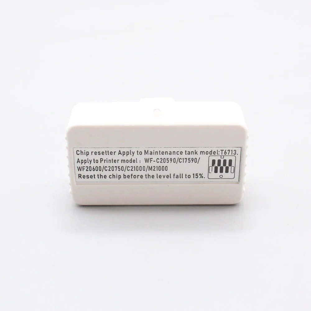 T671300 For Epson T6713 Maintenance Tank Chip Resetter for Epson WorkForce Enterprise WF-C20750 WF-C17590 WF-M20600 WF-C20590