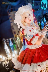 Flandre Scarlet Cosplay Costume for Halloween,Christmas Role Playing Party, Comic Game,lolita Size S-XL New Project in stock