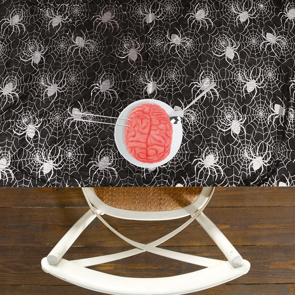 3 pezzi di oggetti di scena per il cervello simulato, decorazioni per il cervello, decorazioni per il desktop finti, accessori decorativi per feste in vinile umano, forniture da tavolo per Halloween