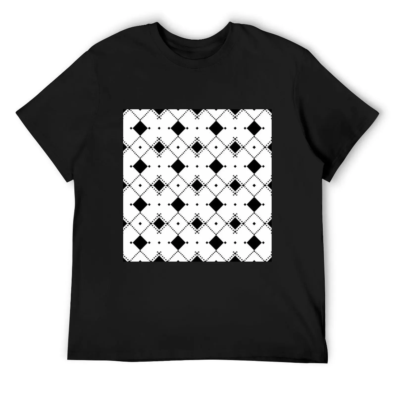 Beautiful Diamond Lines: A Pattern Repeat T-Shirt anime t shirts aesthetic clothes t shirts for men