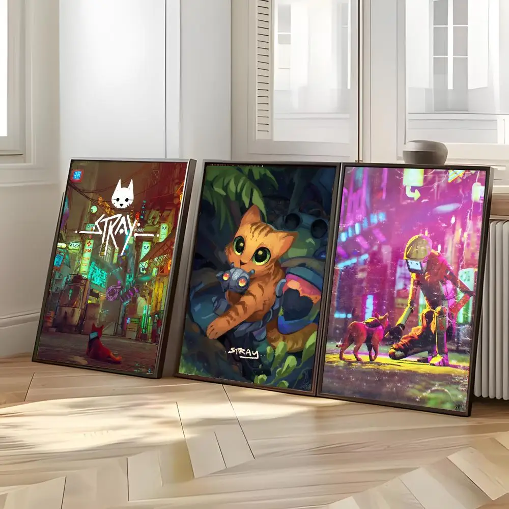 adventure game S-Stray Poster Distinct Home Decor Concepts Chic Indoor Art Pieces