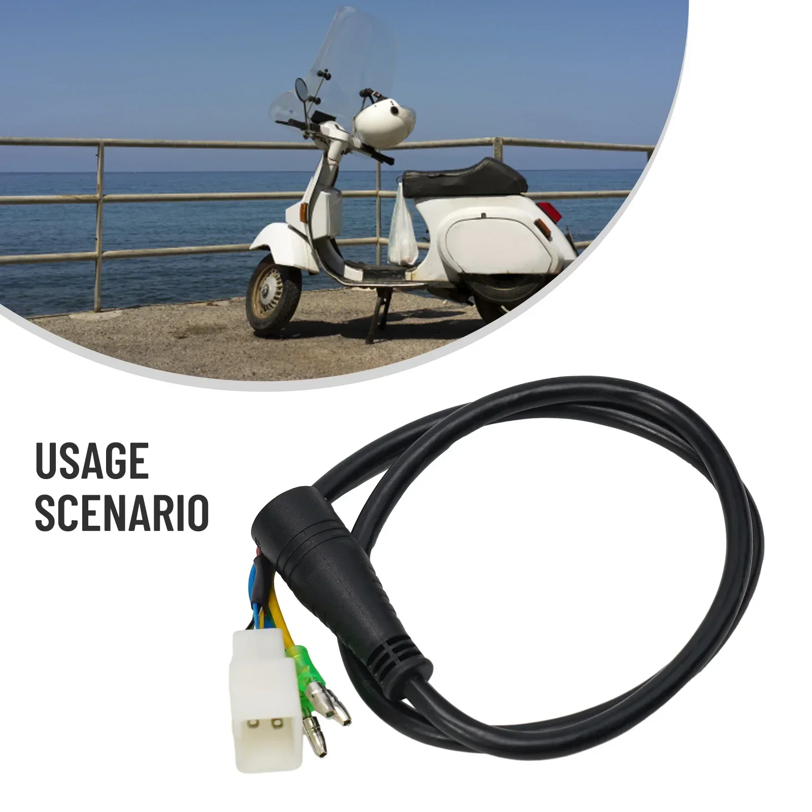 60cm Electric Bicycle Motor Cable Hub Motor Cable For E-bike Julet 9 Pin Female Adapter Extension Wire Electric Bicycle Cable