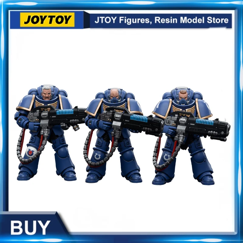 JOYTOY-Hellblasters Anime Modelo Militar, Figuras de Ação, Frete Grátis, 40K, 1:18, 3Pcs por conjunto