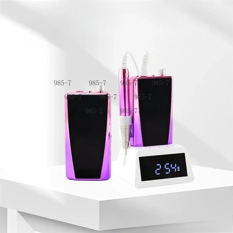 Portable Operated Nail Polishing & Removal Machine, 45K Brushless Nail Tool for Dead Skin & Nail Polish Removing