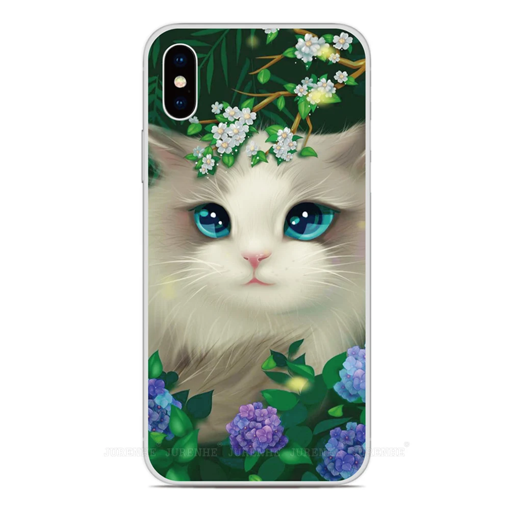 Cute Cat Phone Case For HTC U23 U12 Life U20 U11 Desire 12 19 20 Plus 10 22 Pro 5G 626 830 12s M7 M8 M9 Soft Back Cover