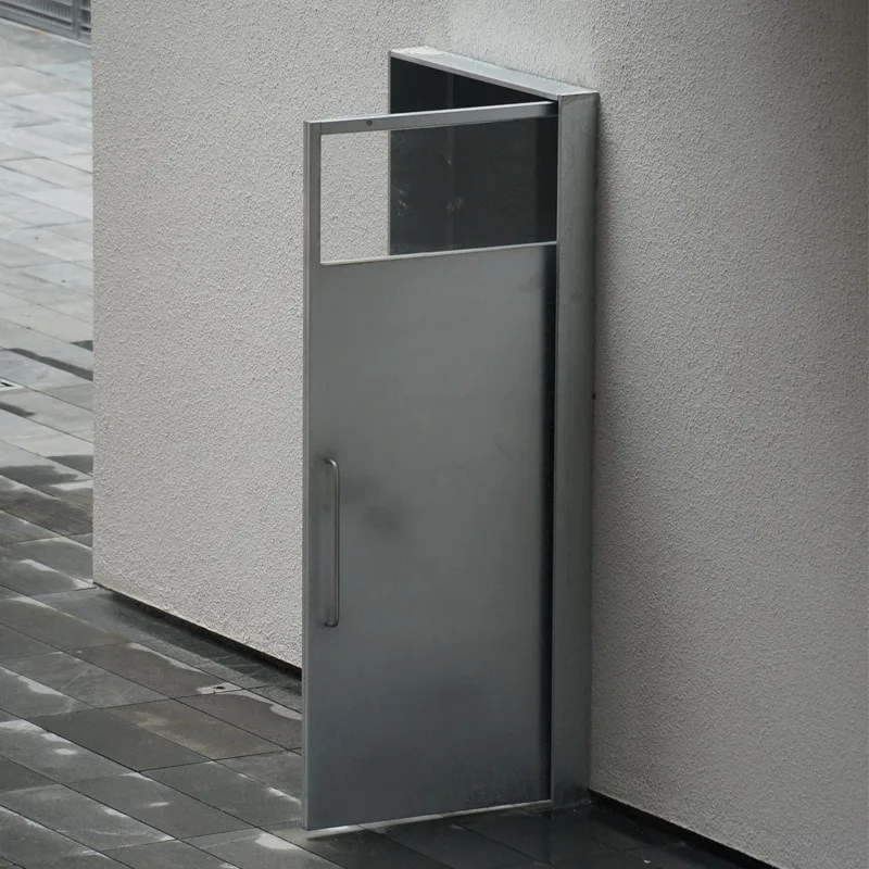 Simple and modern creative metal galvanized sheet pushes the door, milk tea shop, coffee shop, restaurant door, entrance door,