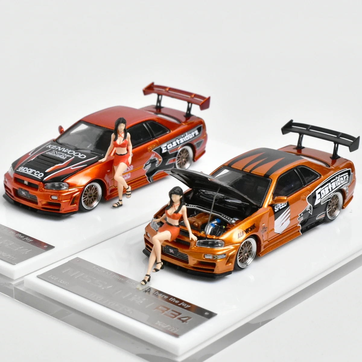 

TM TimeMicro 1:64 GTR R34 модель автомобиля под давлением