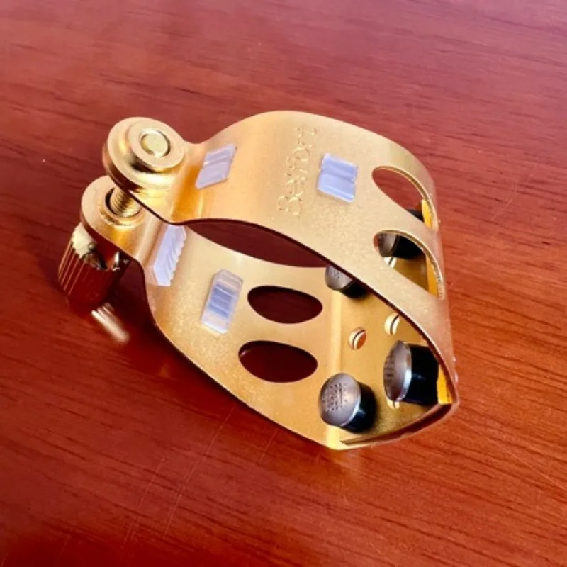 Saxophone gold-plated clip for bakelite flute head D10 type metal flute head