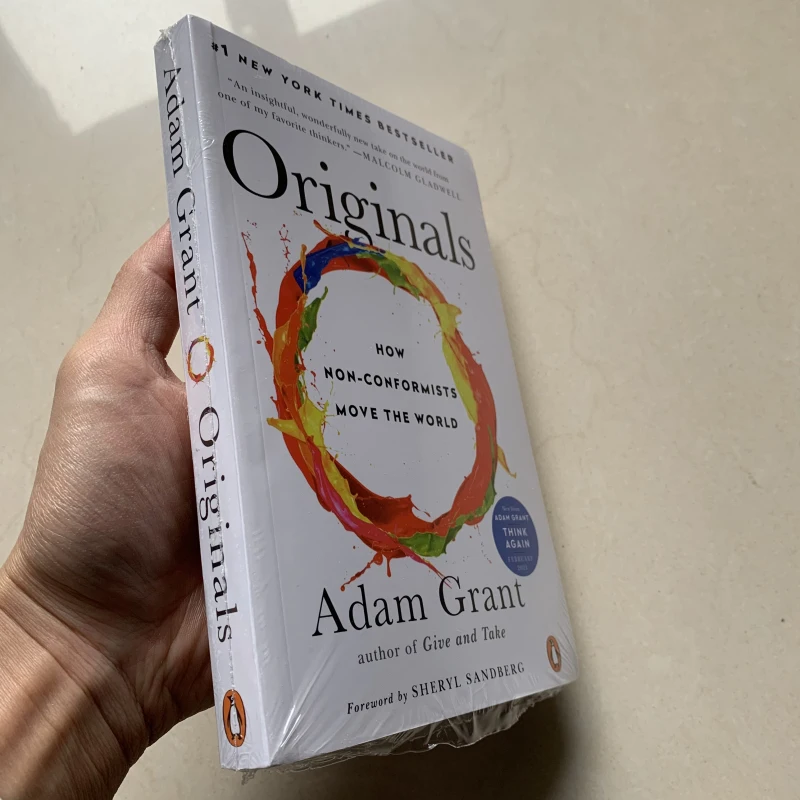 Originals By Adam Grant How Non-Conformists Move The World Paperback Novel In English New York Times Bestseller