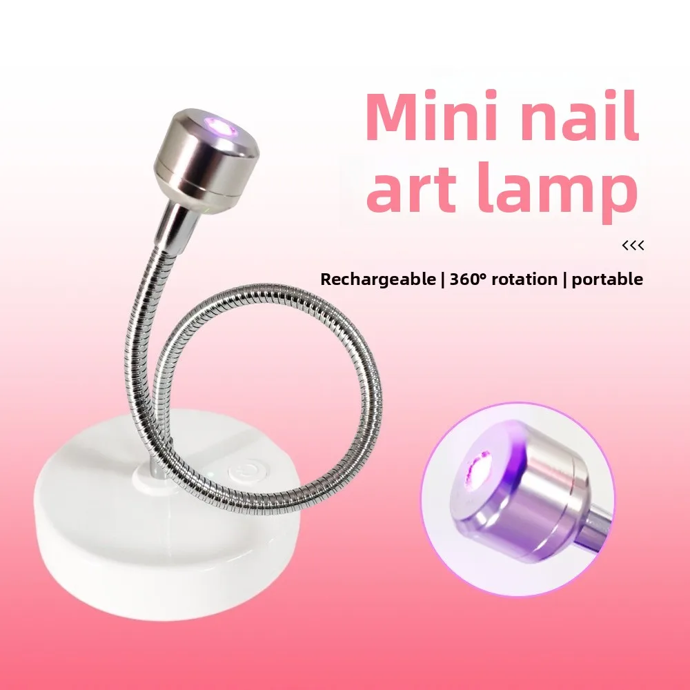 Upgraded Rechargeable Lotus Desktop Nail Lamp Soft UV Curing Light For Nail Studio Rhinestone & False Nail