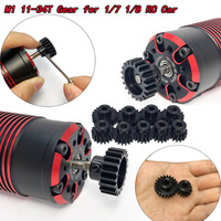 M1 5mm 34T 33T 11T 12T 14T 15T 20T 21T 22T 24T 26T 28T 30T Black steel Metal Pinion Motor Gear for 1/8 1/10 RC Model Car Motor