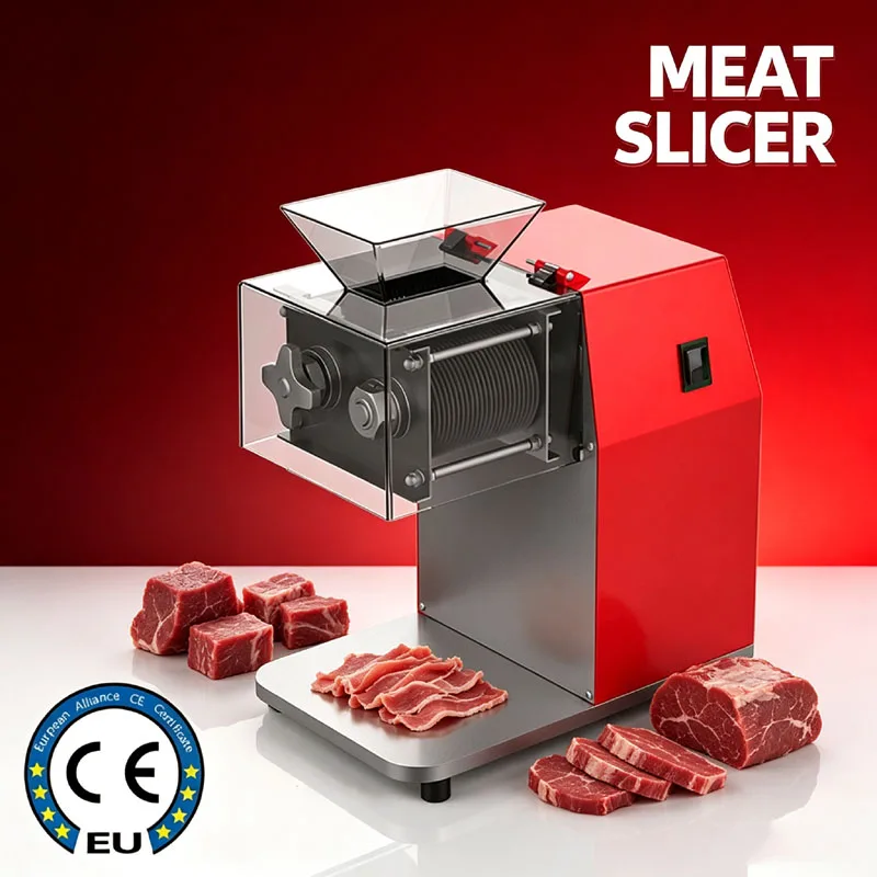 Automatic Meat Shredding Machine Commercial Household Stainless Steel Fast Meat Processing Machine Slicing Machine