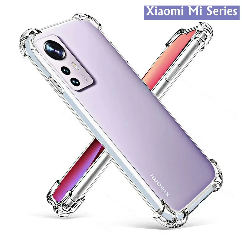 Shockproof Case For Xiaomi 12 13t Pro 12X Mi 11 Lite 5G NE 11i 13  12T Poco F5 Pro Soft Phone Cover Mi12 12Pro Mi11 11Lite Funda