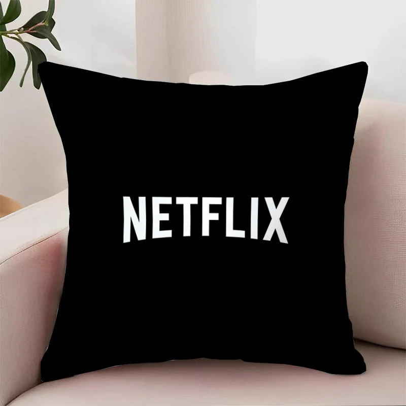 N-NETFLIX Cover for Pillow Covers Decorative Luxury Cushion Cover Pillowcase 40x40 Aesthetic Room Decoration Home Decor Cases