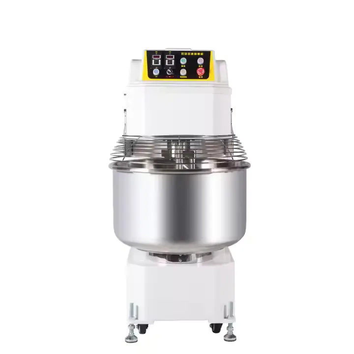 

High Efficiency 130L Commercial Dough Spiral Mixer New Pizza Flour Kneader Process Equipment For Bakery Bread Pizza Cake