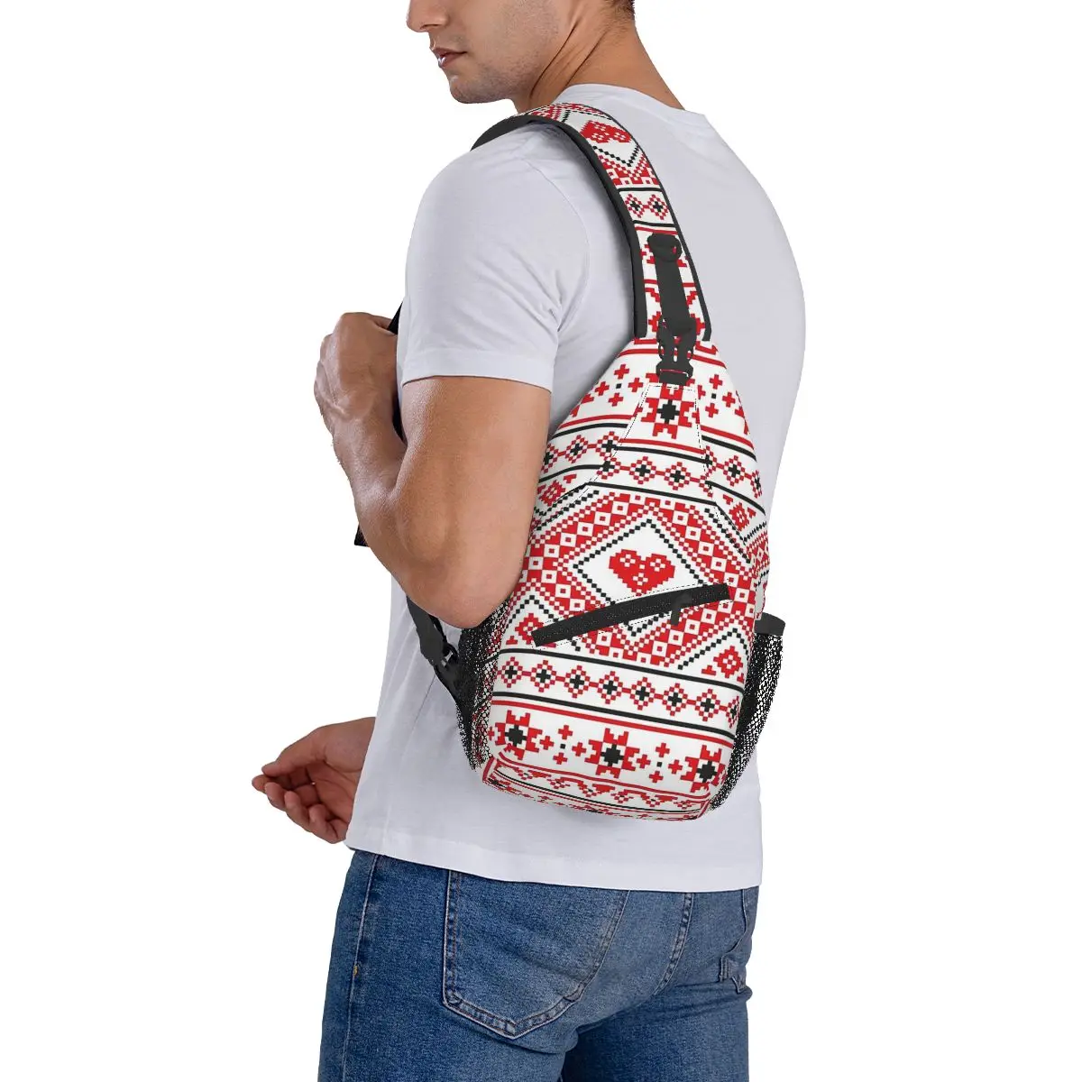 Croacia Hrvatska Kroatia Hrv bolso de pecho para hombre, mochila cruzada, bolso de pecho, mochila de viaje para senderismo, bolso de hombro