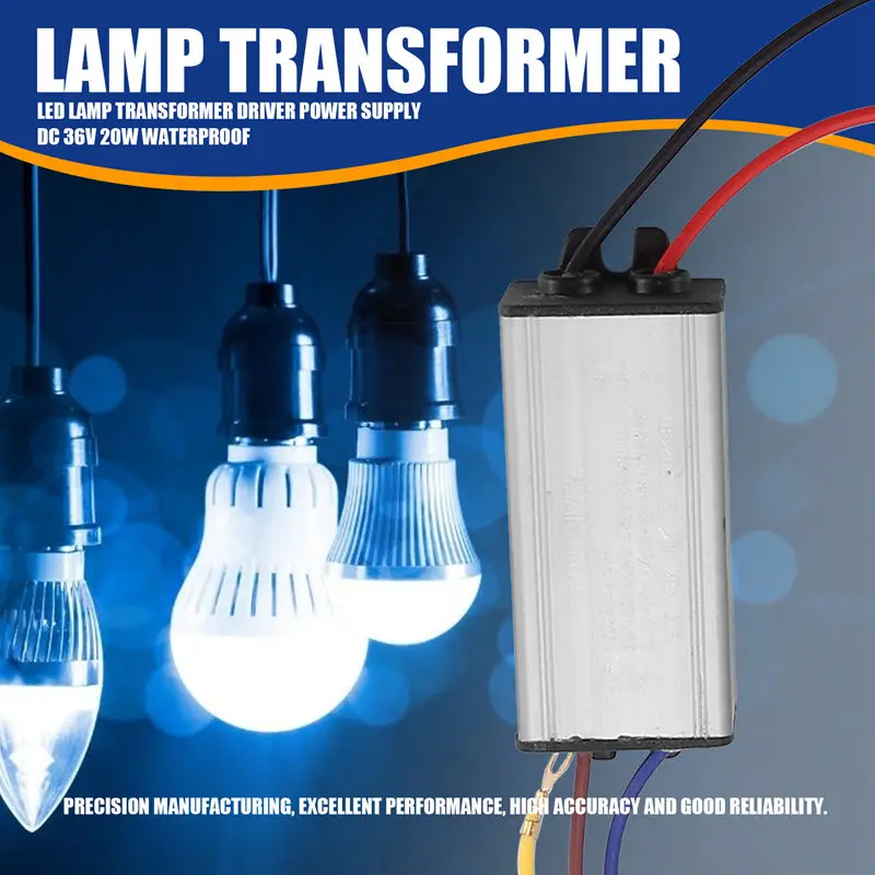 ●LED Lamp Transformer Driver Power Supply DC 36V 20W Waterproof