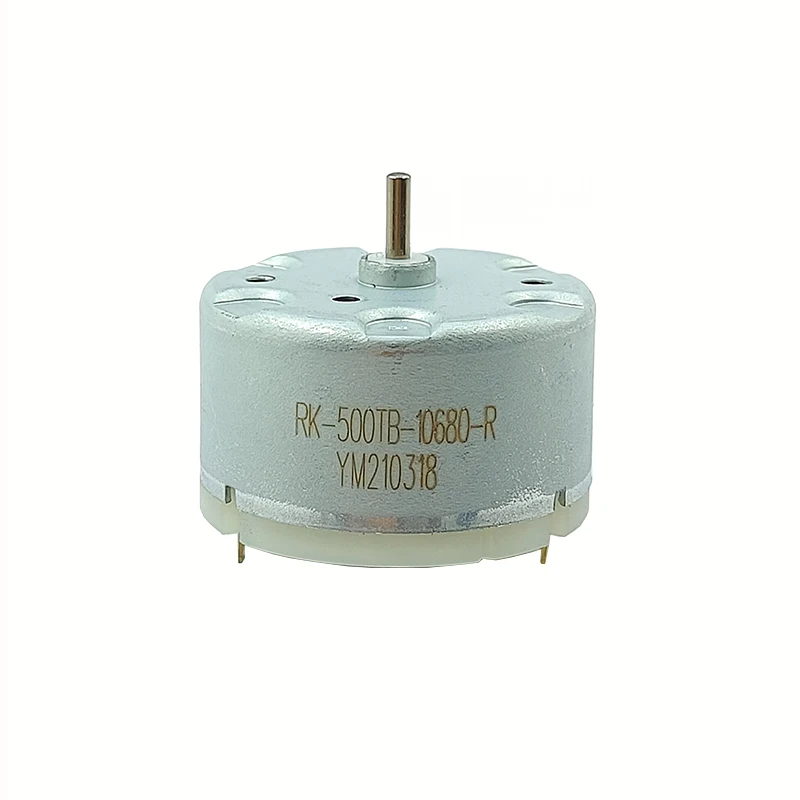 RK-500TB-10680 Mini 500 Motor DC 12V 18V 5900RPM Micro 32mm Diameter Carbon Brush Spindle Motor DIY Sweeper Robot Toy Model