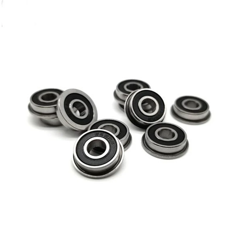 

1Pc F695 2RS Bearing 5*13*4 Mm Flanged Miniature F695 Ball Bearings For VORON Mobius 2/3 2/4 3D Printer