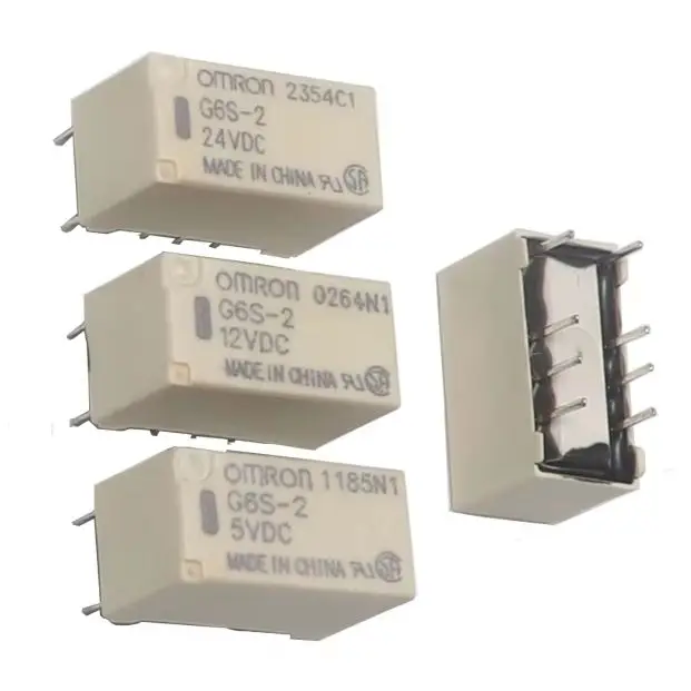 【5PCS】G6S-2 5VDC 12VDC 24VDC Signal Relay 8Pin DC 5V 12V 24V 2A Mini Signal Switch Relays