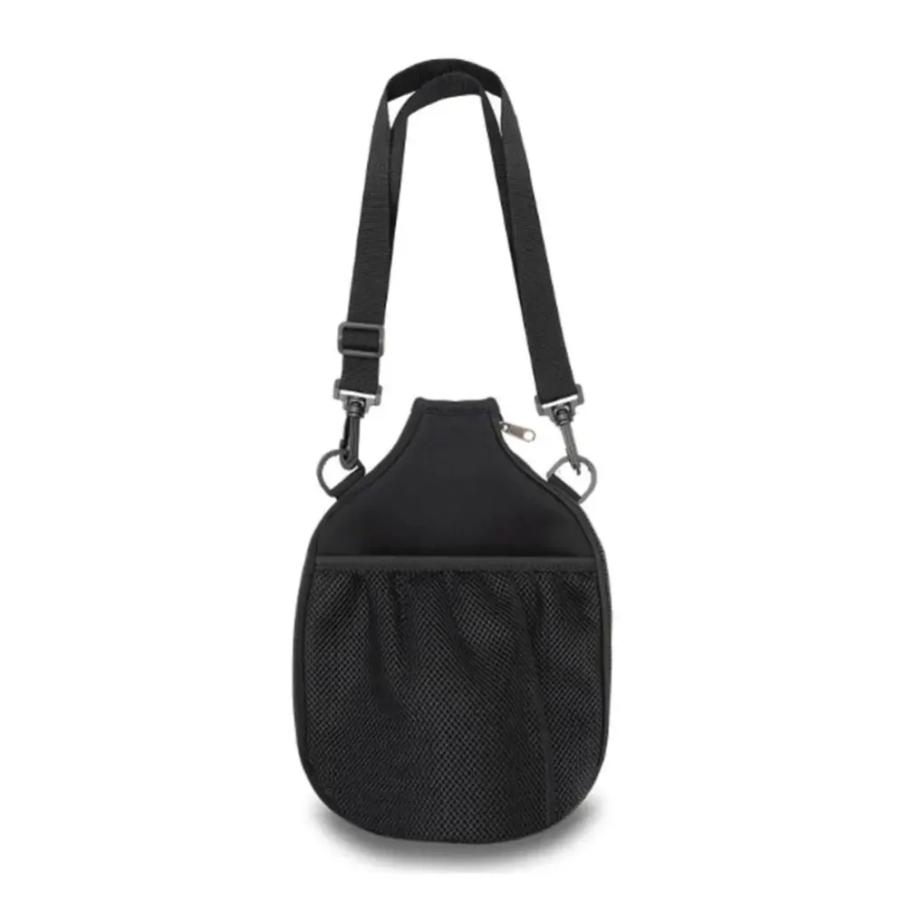 

Large Capacity Pickleball Crossbody Bag Zipper Closure Adjustable Strap Pickleball Paddle Cover Professional Waterproof