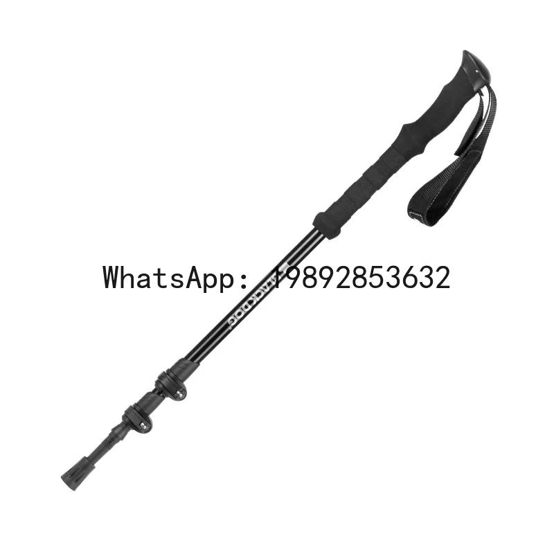 DSA Mountaineering Cane Outdoor Hiking Aluminum Retractable Cane Cane Equipment