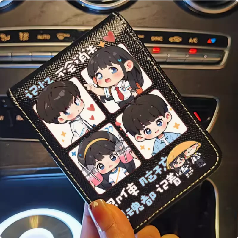 Lovely Runner Anime  Wallet Fold Bag Multi Card Coin Pocket Photoes Holder Fashion Kids Wallets Gift