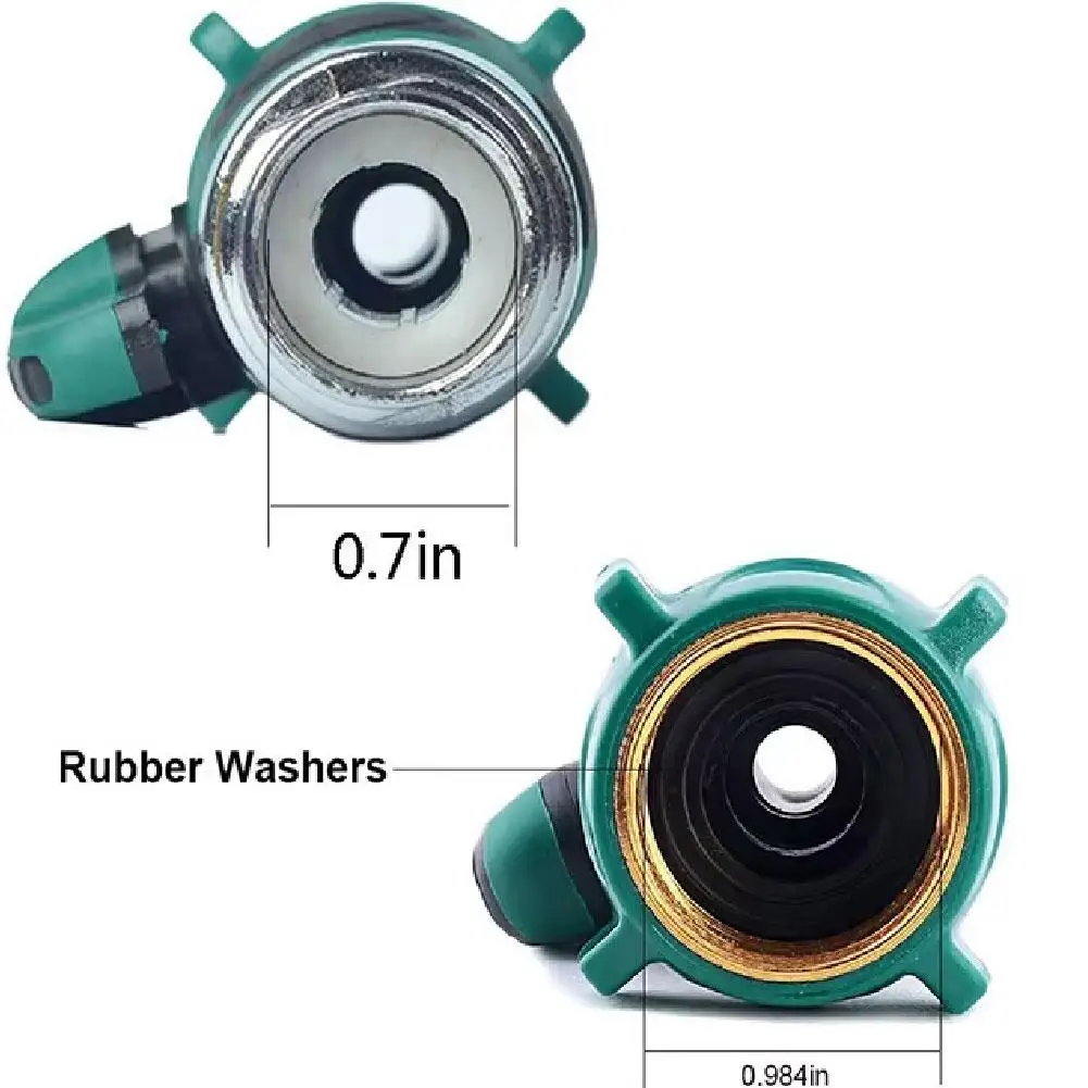 Garden Hose Shut Off , 3/4'' Garden Water Hose Adaptor With Irrigation Adapter For Water House Tap Connect A9s0