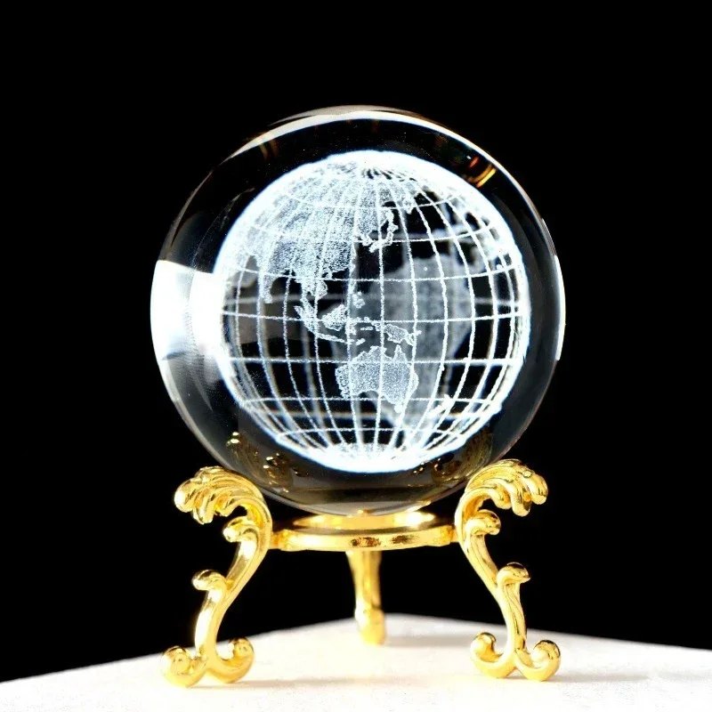 New Crystal Figurines Clear Orb Celestial Sphere Valentines Day Gift Graduation Keepsake Christmas Decorations Desk Accesso