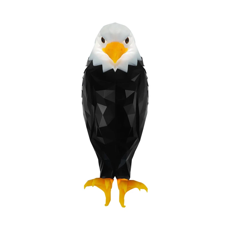 مصباح حائط على شكل نسر أصلع، ضوء ليلي على شكل نسر أمريكي مع جهاز تحكم عن بعد، مصباح نسر مغناطيسي مثبت على الحائط